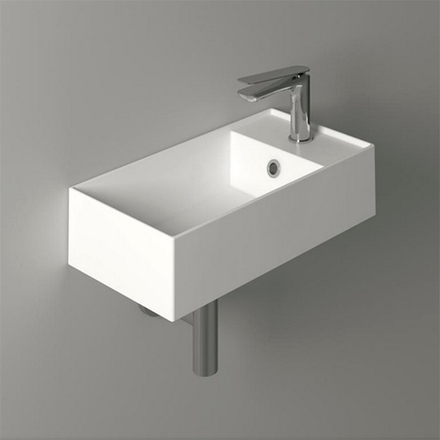 Раковина Simas Agile AG50 bi matt*1 подвесная 50 см, цвет белый матовый