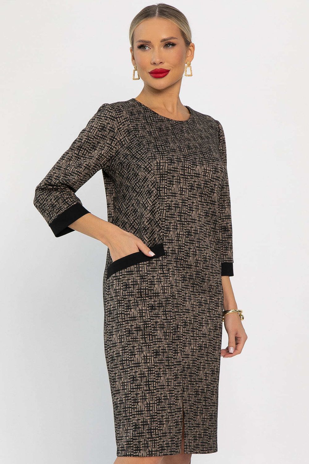 Платье Твоя мода (коричневое) П13746-19М LT Collection