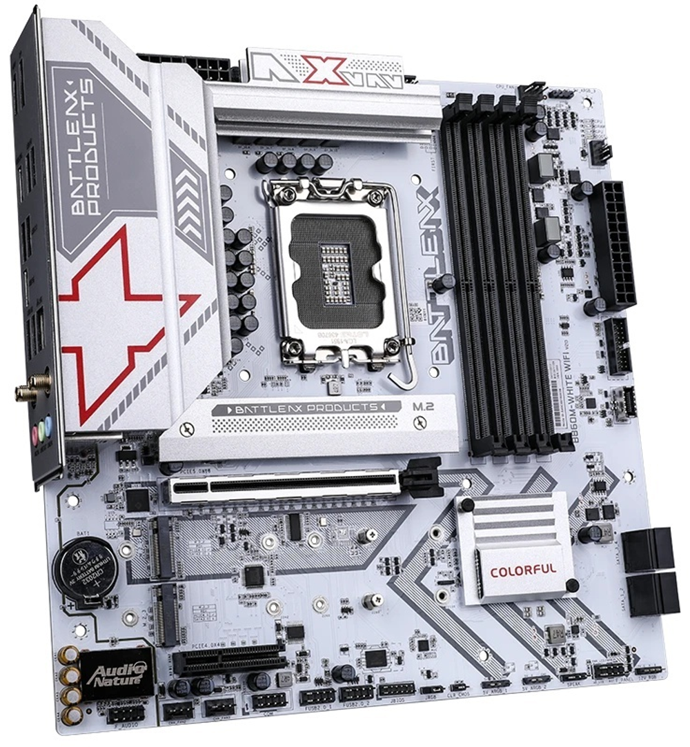 Материнская плата Colorful BATTLE-AX B860M-WHITE WIFI V20