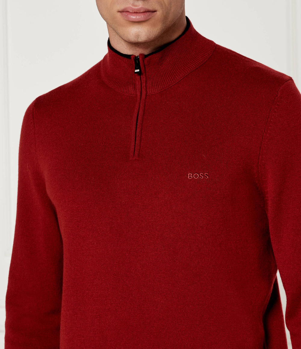 Шерстяной свитер Emarlo BOSS BLACK - красный(50530314)