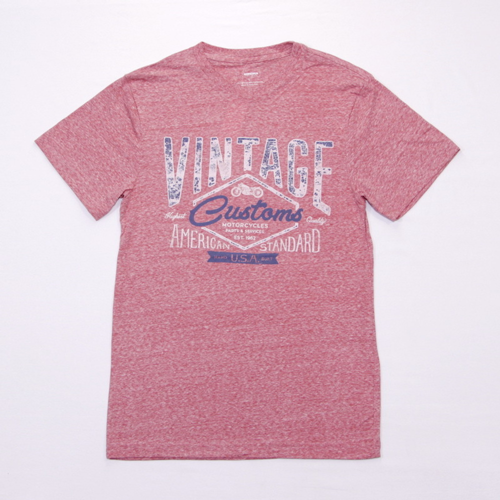 Футболка Vintage America Standard, розовая