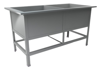 Ванна производственная-ВМПС-2-1300*650*850 (емк 560*550*350) 3 борта