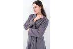 Халат махровый GoodNight 42-44 (S) серый