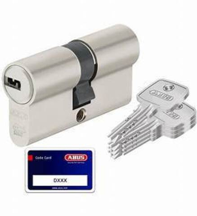 Цилиндр ABUS D10 10-30 (7) 5 ключей ХРОМ кл/кл РАСПРОДАЖА