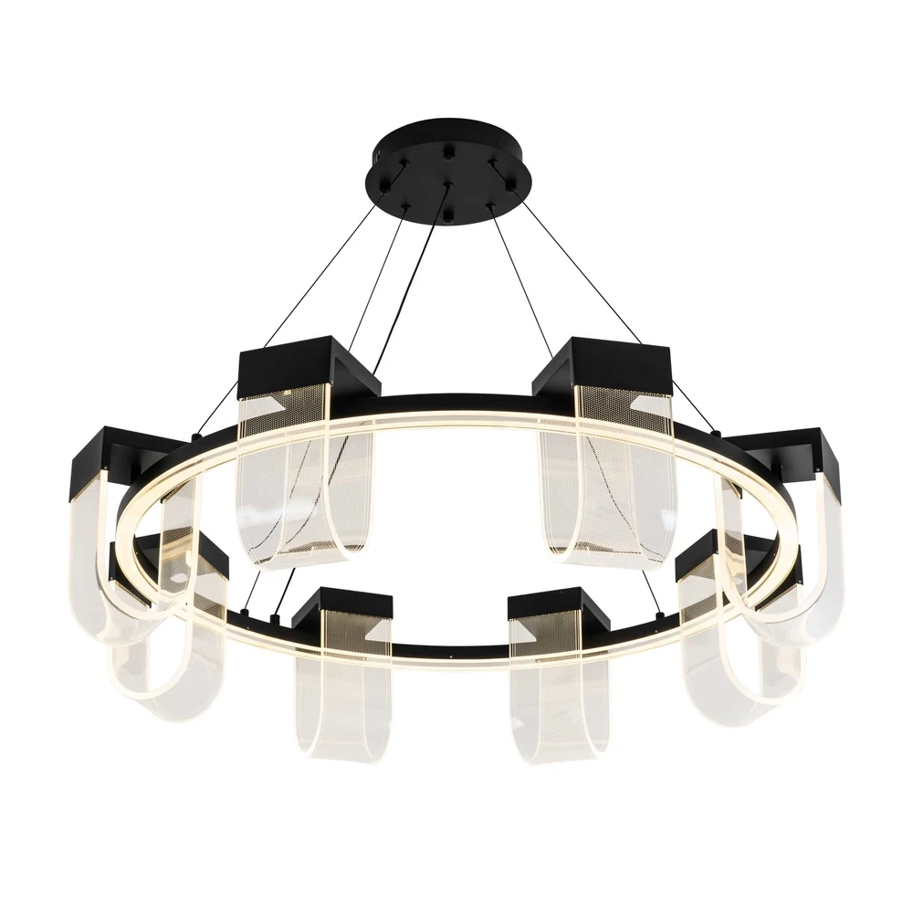 Подвесная люстра Led4U L7707-900 BK