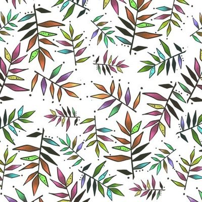 Seamless exotic pattern with tropical leaves fabric, textile