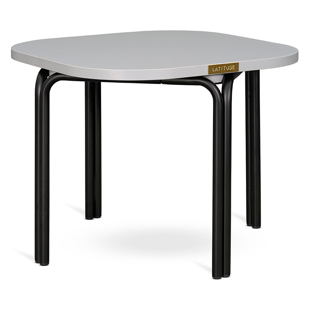 Столик кофейный Ror, 50х50 см, черный/серый