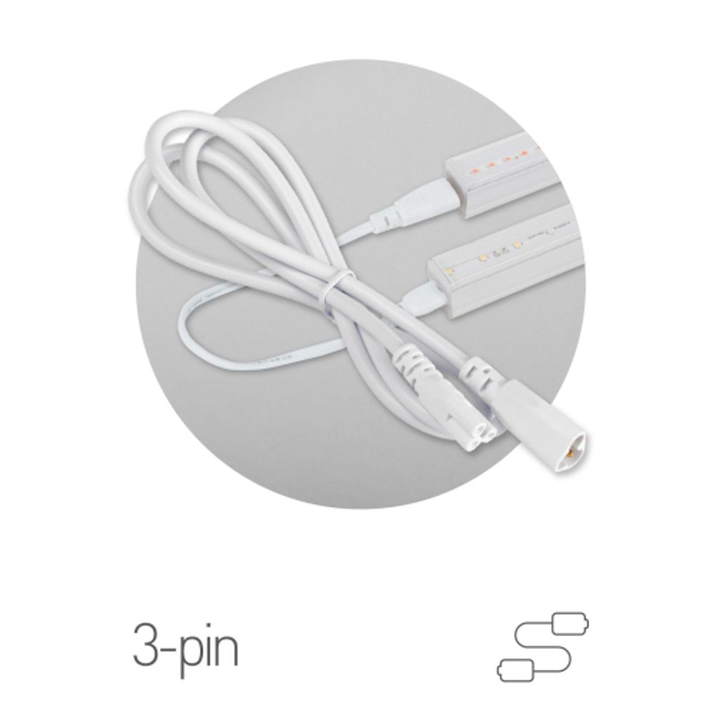 Кабель соединительный для линейного светильника ЭРА Cable FT-C5-С6-1 3-pin мама-папа , удлинитель
