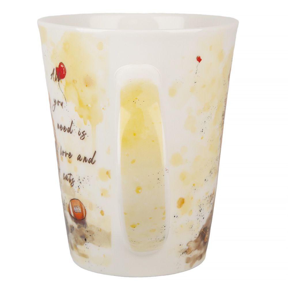 Кружка "Кошка" v=350 мл (min12) (транспортная упаковка)