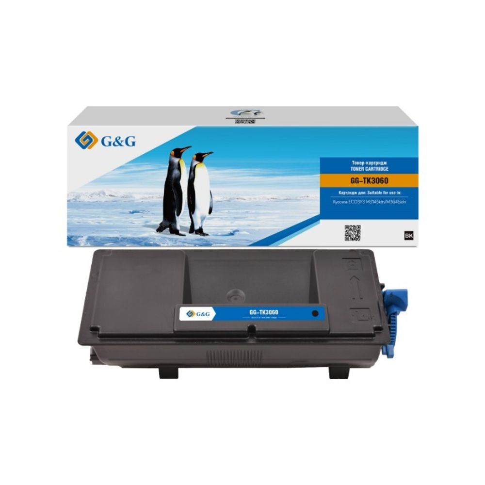 Тонер-картридж G&amp;G, аналог Kyocera TK-3060 для Ecosys M3145idn/M3645idn (14.5K)