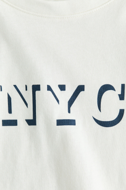 H&M Лонгслив с длинным рукавом, белый