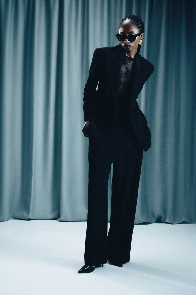 Брюки прямые мужского кроя