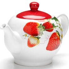 Заварочный чайник Loraine 26347 Клубника 950 мл