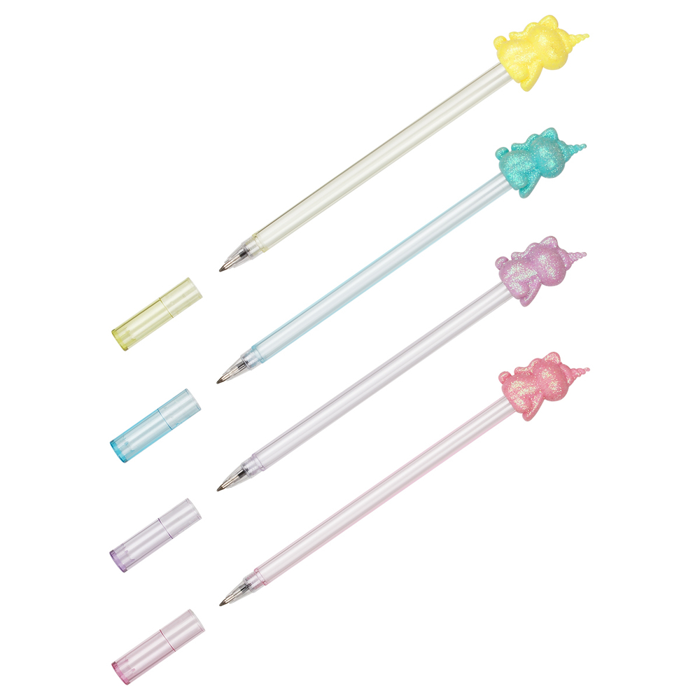 Ручка шариковая "Shiny" синяя, ассорти