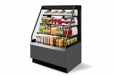 Витрина Кондитерская Vete Ii Kub Oft 90 Серый Мат./Металлик/Шлиф. Нерж. (Вк270 (285-718))