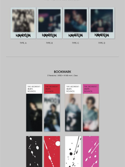 Альбом KIM WOOJIN - The moment : , Bounce 2nd Mini Album RANDOM Version