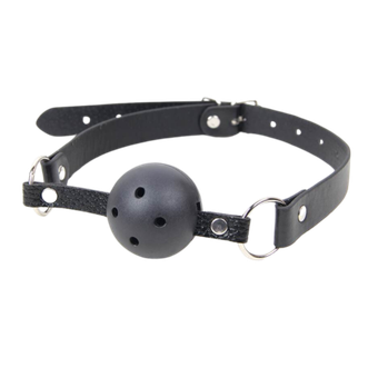 Кляп с отверстиями для дыхания SM Gag (черный)