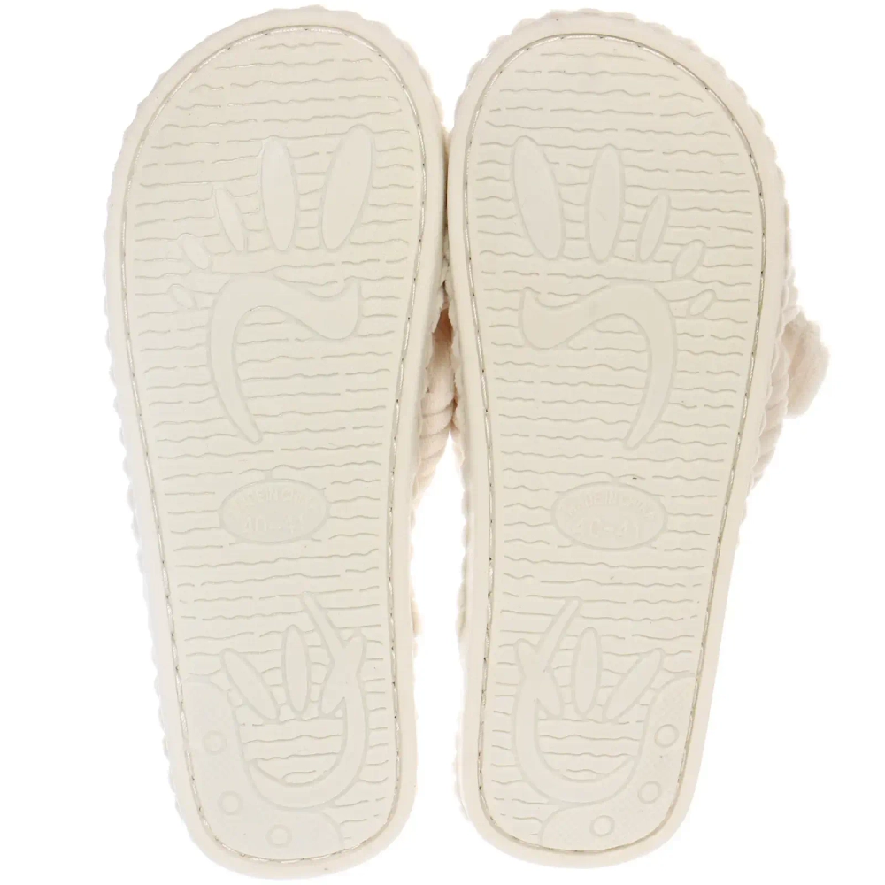 Тапочки женские домашние «COZY», цвет бежевый, р-р 40-41