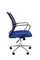 Офисное кресло Chairman    698    Россия     TW-05 синий хром new