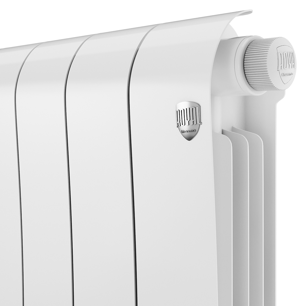 Радиатор биметаллический Royal Thermo Infinity 300 Bianco Traffico VR80 - 10 секц.