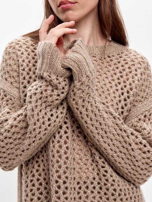 Кашемировый свитер с люрексом