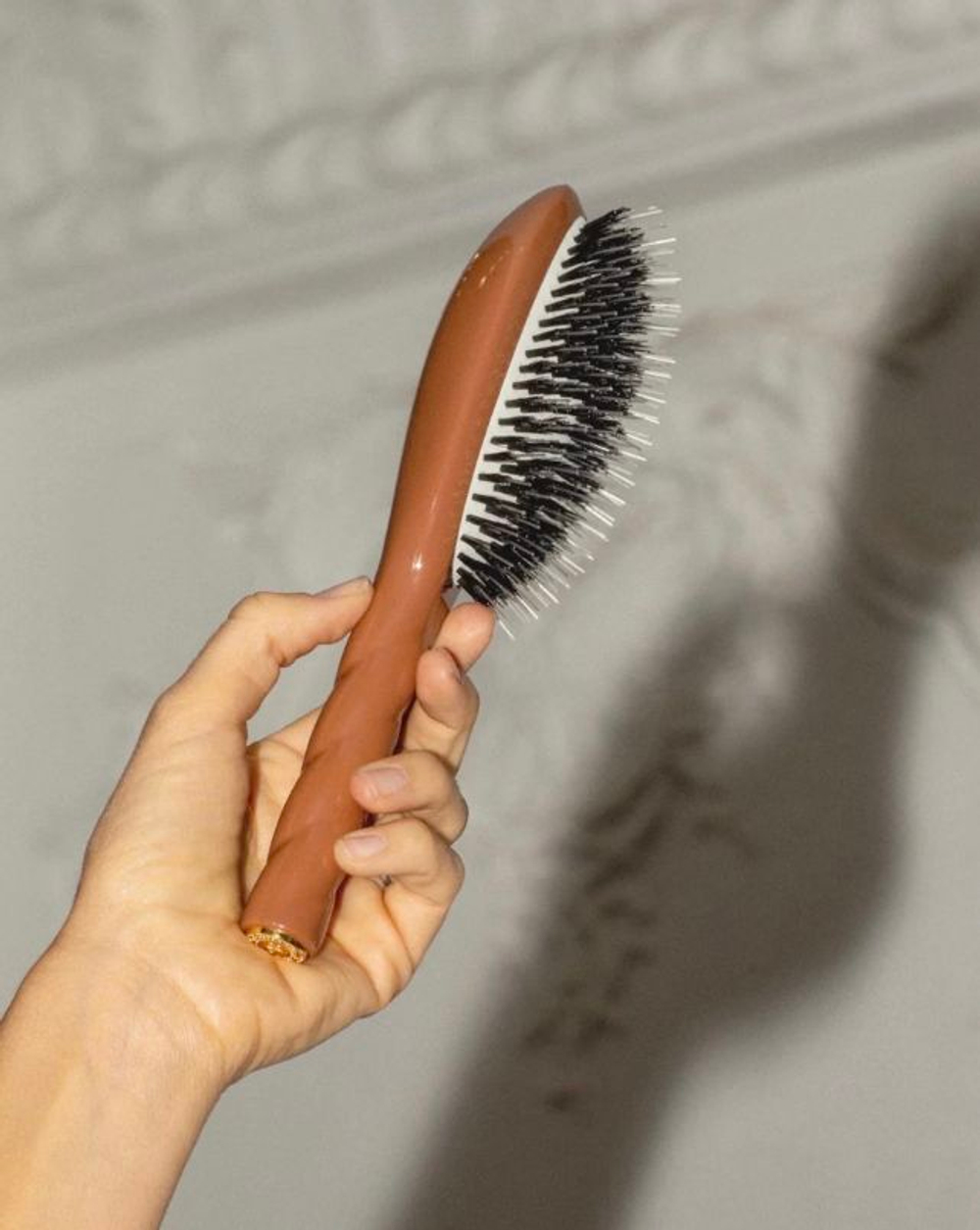 La Bonne Brosse Массажная расческа для волос N 02 Essential Detangling Brush - Emerald Green
