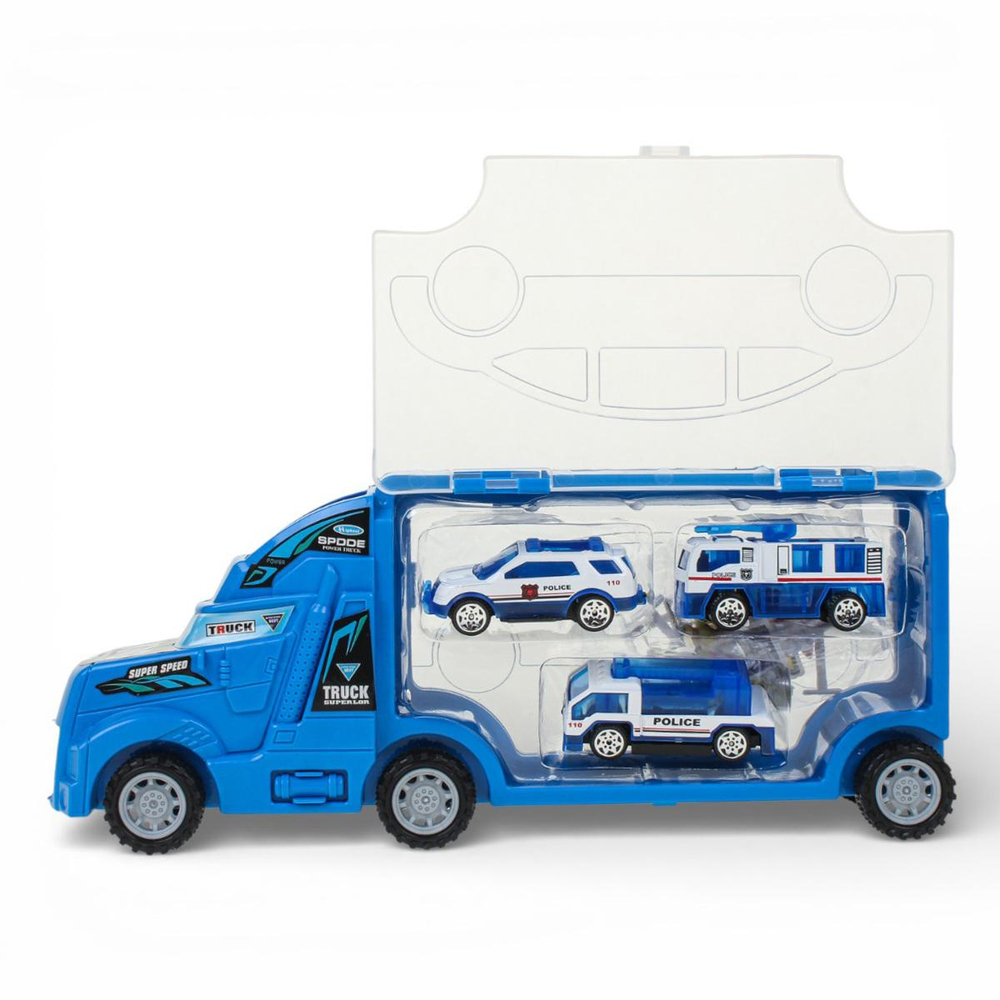 Набор машин 4шт, коробка CY-350