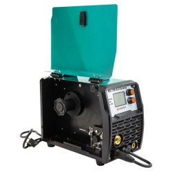 Сварочный аппарат MIG, MMA, TIG (220V, 5.8кВт,10-230А, электрод 1,6-4мм, проволока 0.8-1мм, к-т мощности 0.98, раб. цикл 60%, цифр. табло) Forsage F-MIG200 SYNERGY