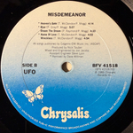 Виниловая пластинка UFO ‎– Misdemeanor LP