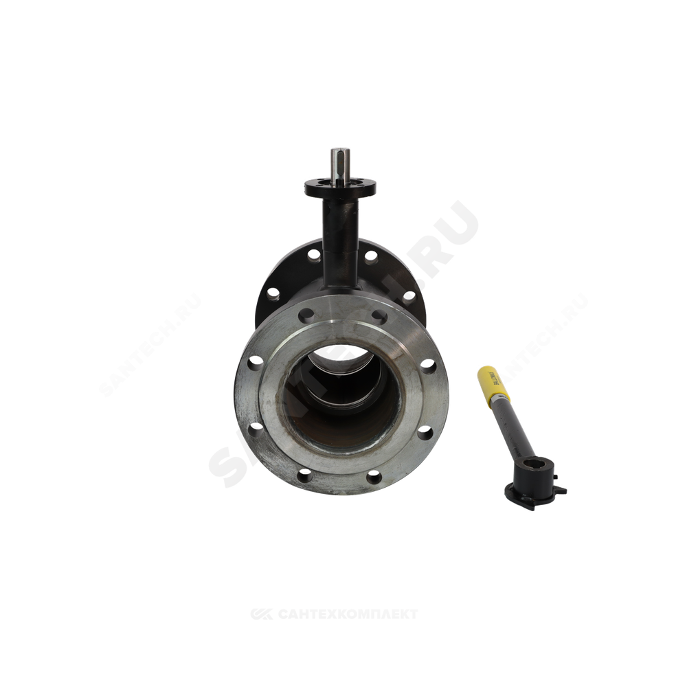 Кран шаровой сталь 09Г2С Ballomax КШТ 61.103 Ду 125 Ру16 фл L=325мм под электропривод с рукояткой ISO F07 BROEN КШТ 61.103.125.А.16