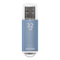 Флешка 32 GB USB 2.0 SmartBuy V-Cut (Синий)