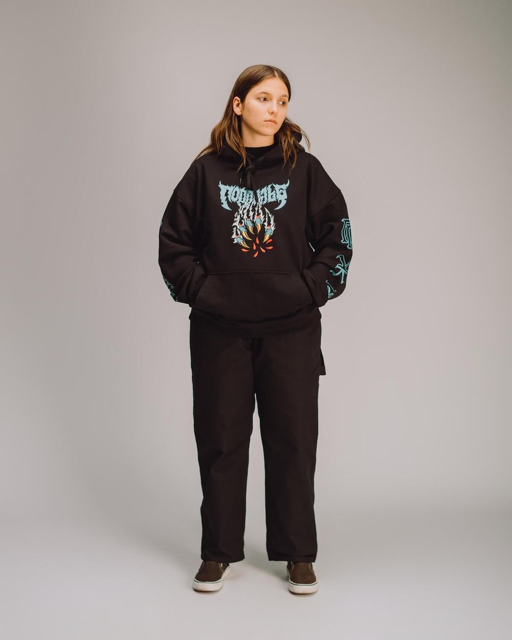 Худи Подполье Unstoppable черный