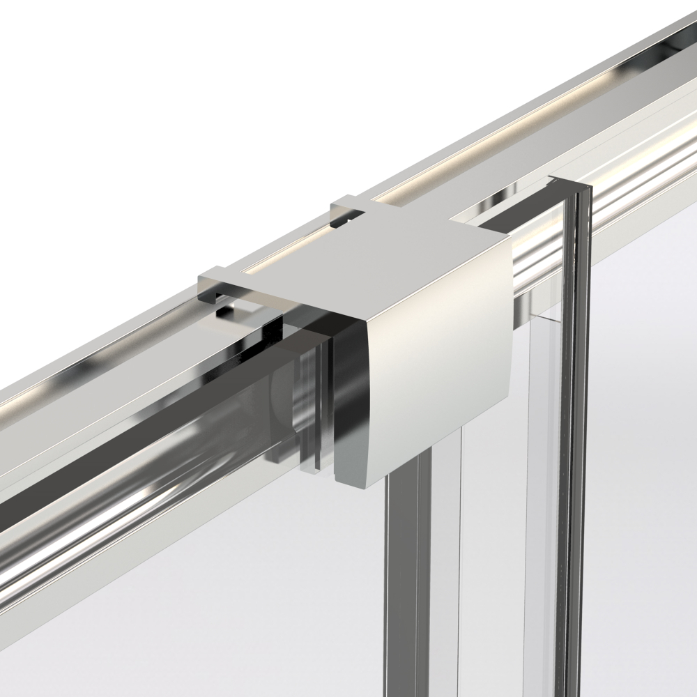 Душевая дверь Стелла (Stella) VDS-1ST120CLBN, 1200, брашированный никель, стекло прозрачное