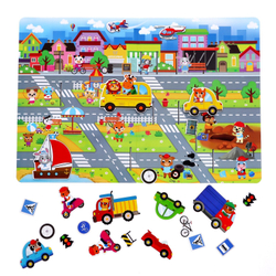 Магнитная книжка-игрушка «Магнитный транспорт»