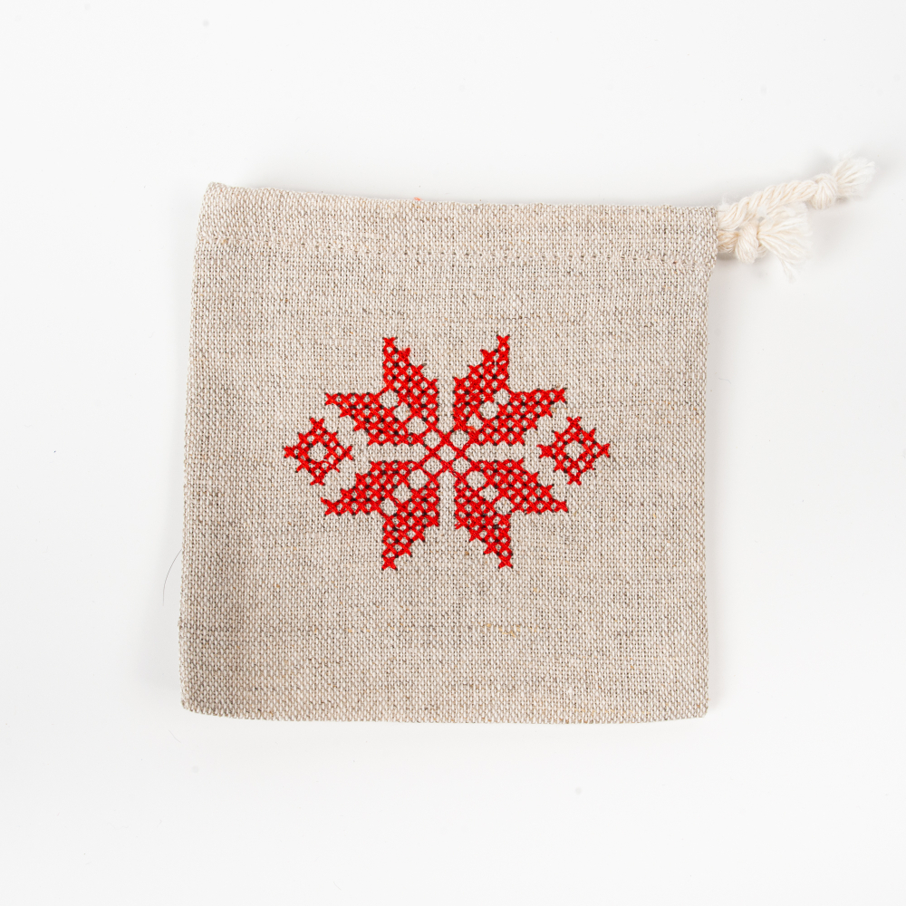 Мешочки льняные