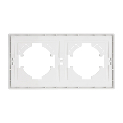 Рамка пластиковая FRM-TENDO-SFPL-2-WH (Arlight, -) 054649
