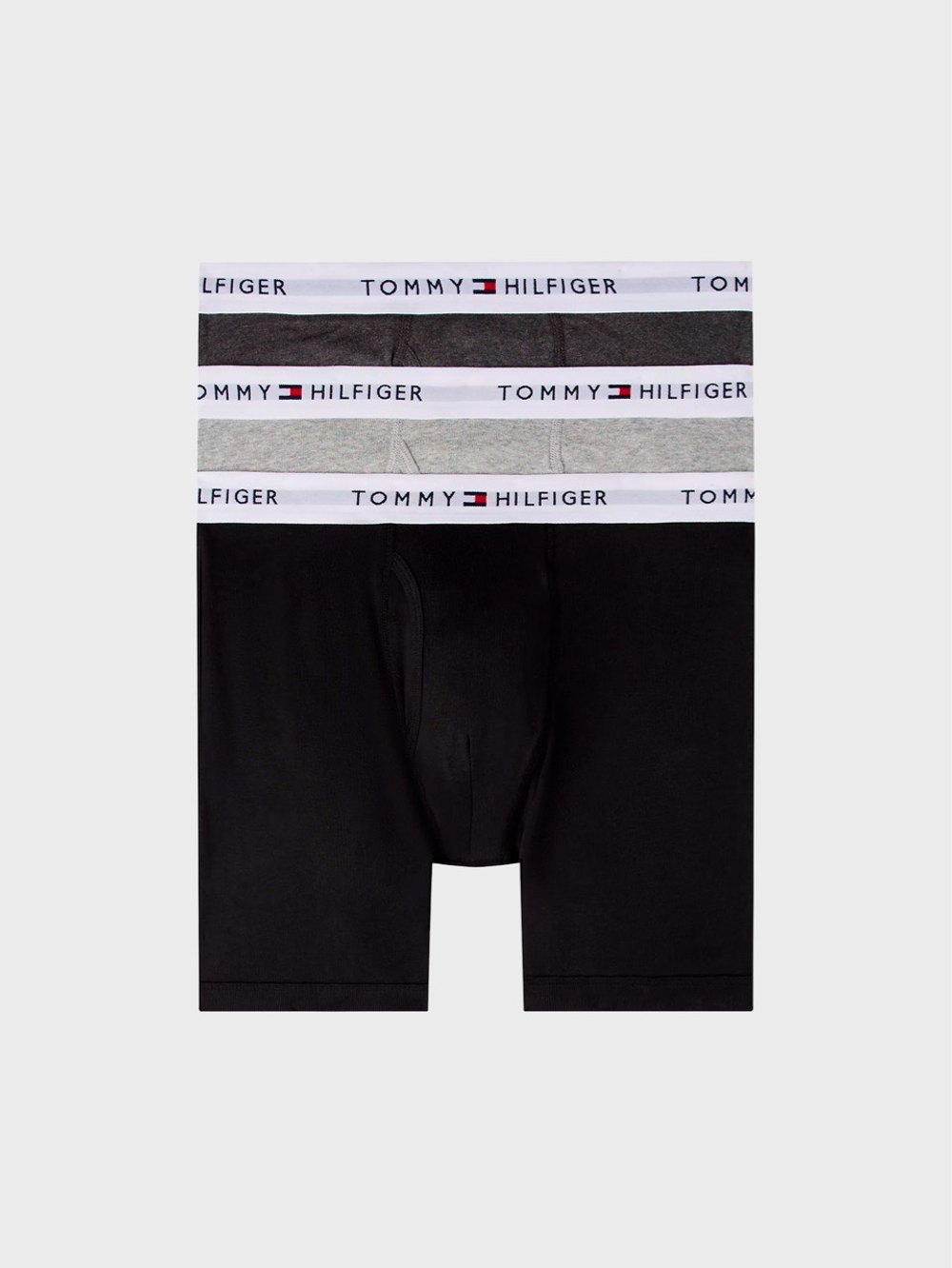Трусы боксеры-брифы Tommy Hilfiger Cotton Classics 3-Pack Grey Heather