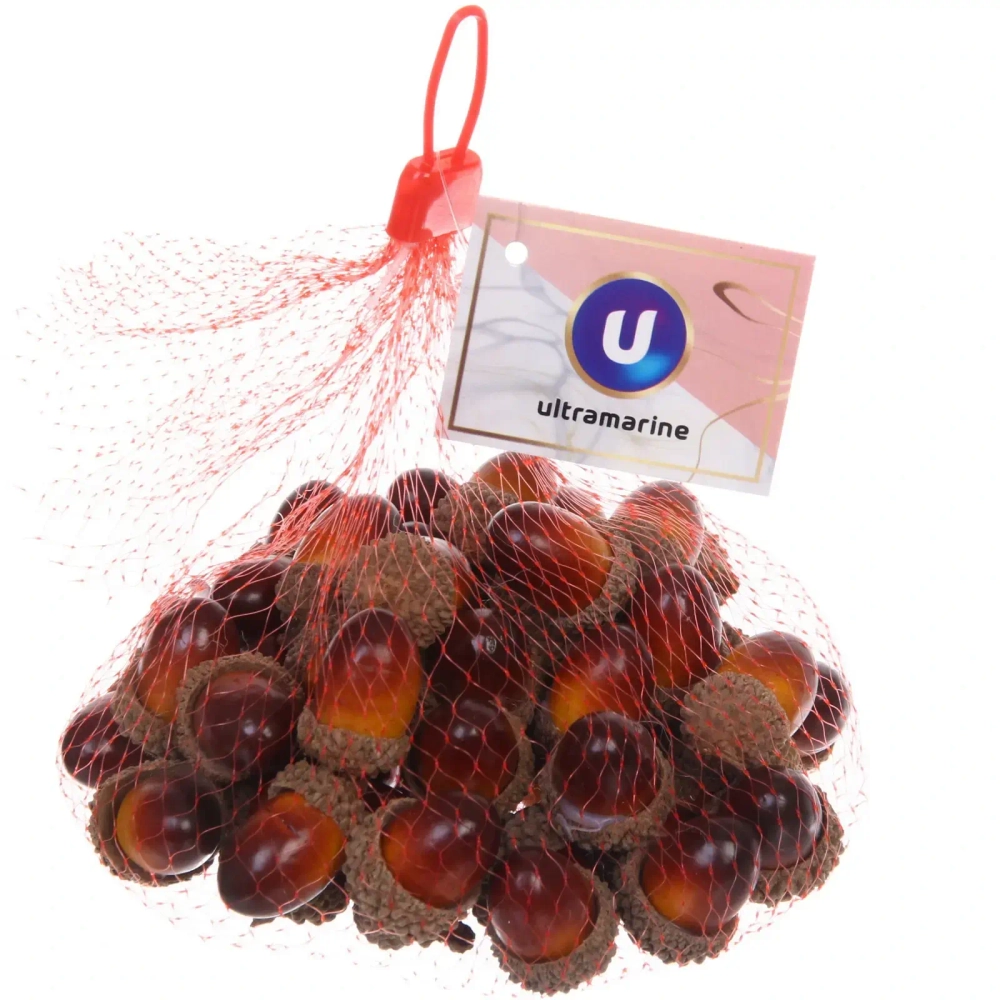 Муляж «Желуди» 50шт в сетке