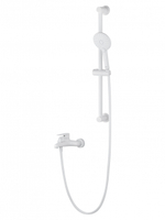 Смеситель для ванны с душевым гарнитуром WONZON & WOGHAND ALFA, Белый матовый (WW-AE3205-MW)