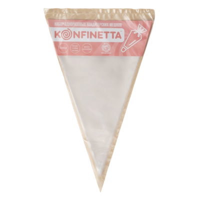 Набор кондитерских мешков, 30×20 см, 10 шт