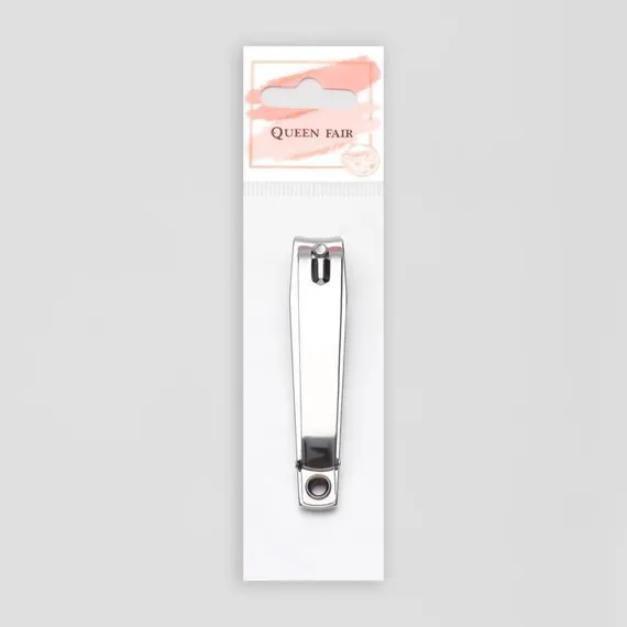 Кусачки-книпсер педикюрные, с пилкой, 7 см, цвет серебристый