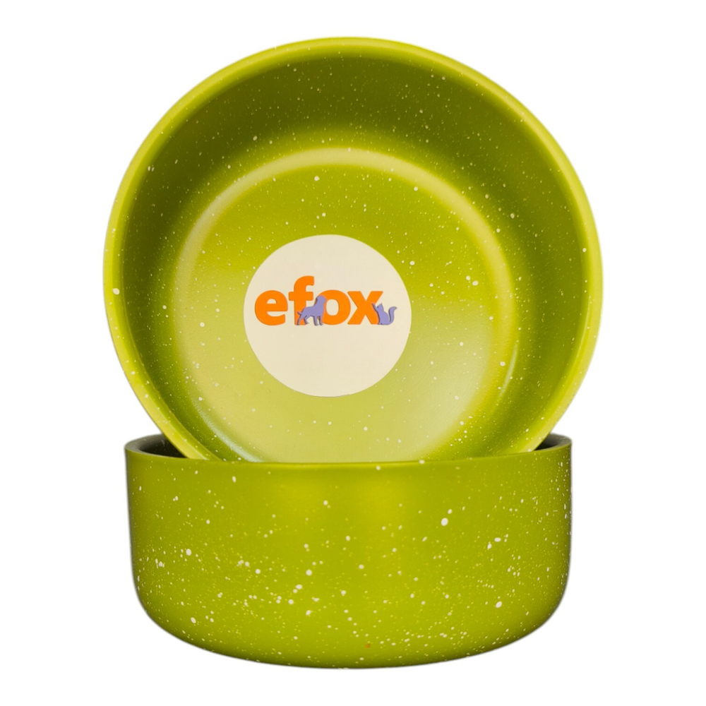 Миска "efox" для питомцев из нержавеющей стали, форма чаша