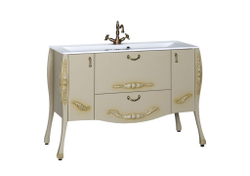 Тумба с раковиной Aquanet Виктория 120 олива