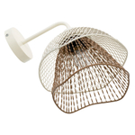 Светильник настенный vinger, 25х30х33 см, белый/золотой