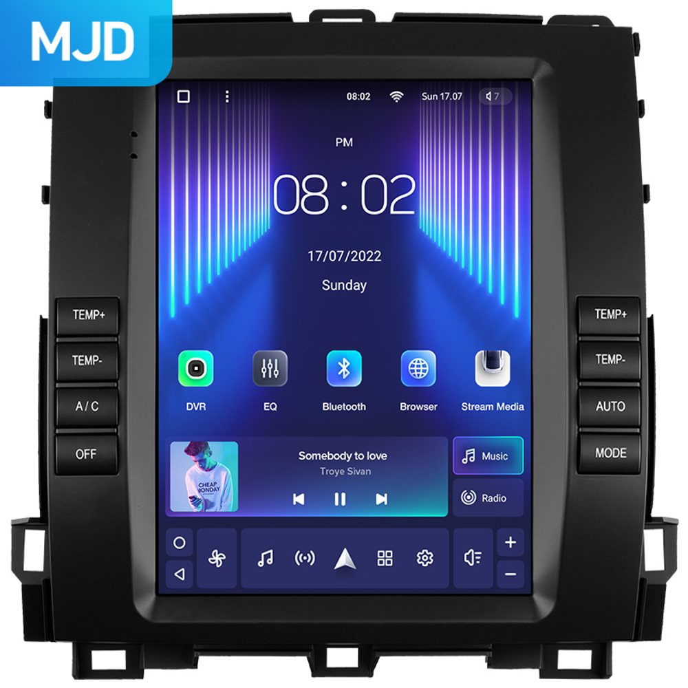 Магнитола для Lexus GX470 J120, Toyota Land Cruiser Prado 120 (климат на ШГУ) - Teyes TPRO 2 монитор 9.7" в стиле "Тесла" на Android 10, 4G SIM-слот