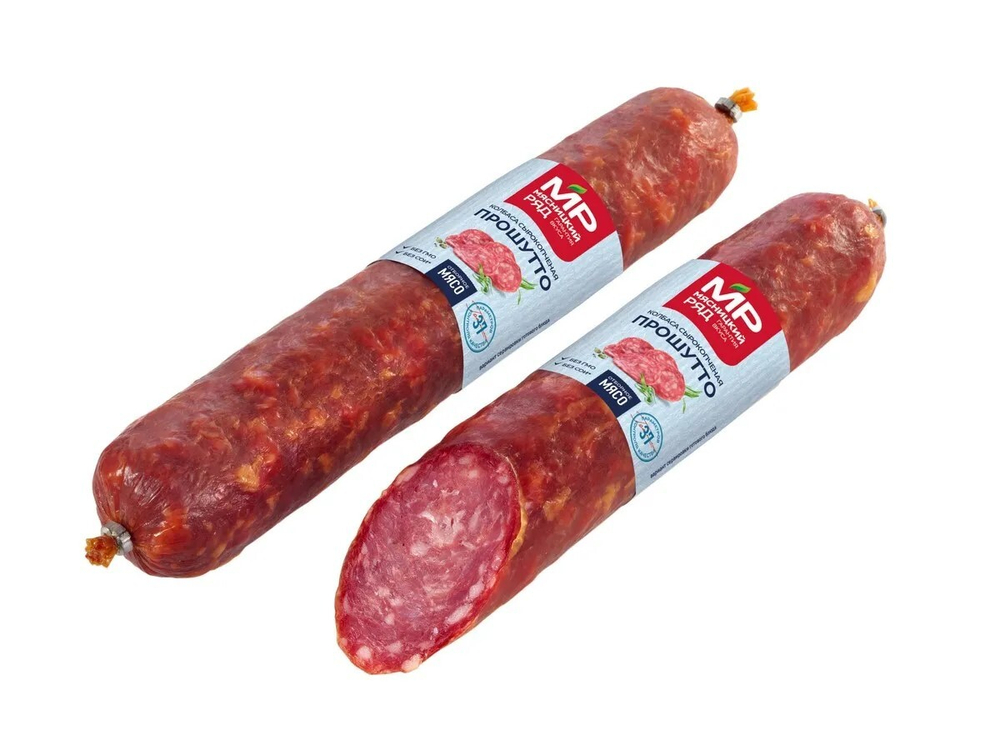 Колбаса сырокопченая Прошутто, Мясницкий ряд, 0,2