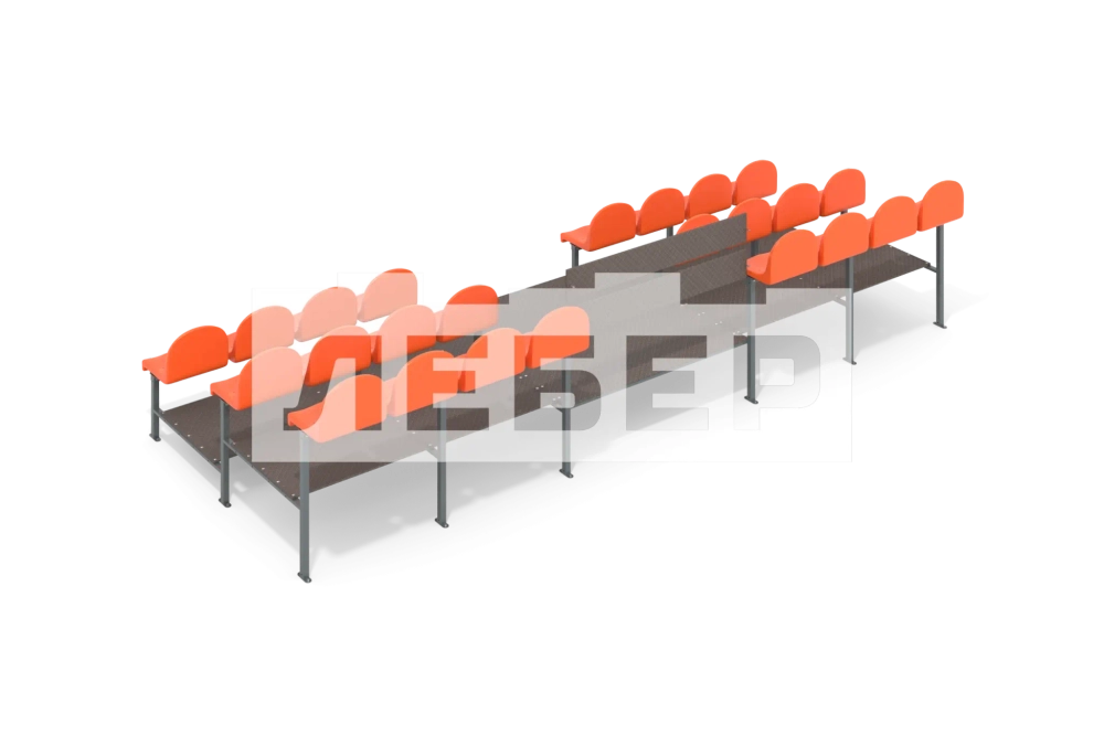 Трибуна на 24 места с проходом