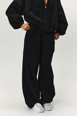 Штаны багги утеплённые Чёрный