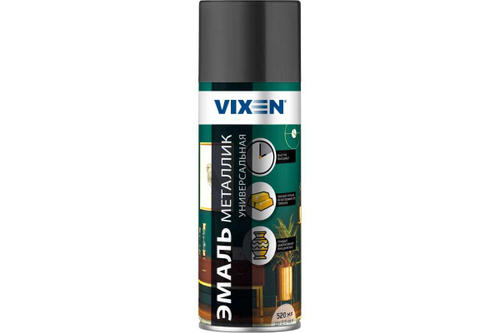 Эмаль металлик Vixen графит (520мл) аэрозоль