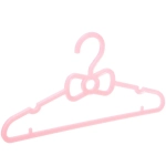 Плечики для одежды детские 3шт «ИДЕЯДОМА», бантик, цвет розовый, 29*15см (Лейбл Селфи)